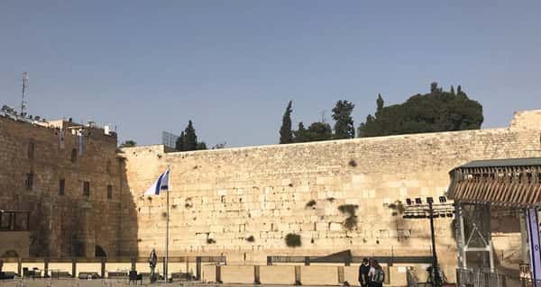 エルサレム神殿の跡を望む
