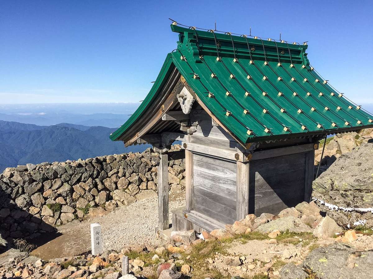 The Okumiya of Gozengamine, on the top of the Mt. Hakusan, Japan's Three Sacred Mountains