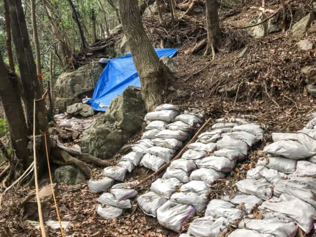若杉山遺跡 発掘調査現場