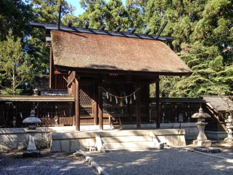 坂田宮 内宮と外宮がある幣殿