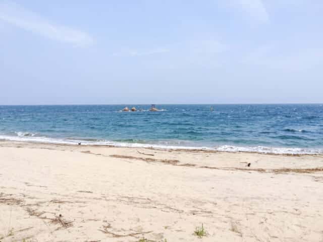 国東半島北部の指標となる奈多宮の海中鳥居