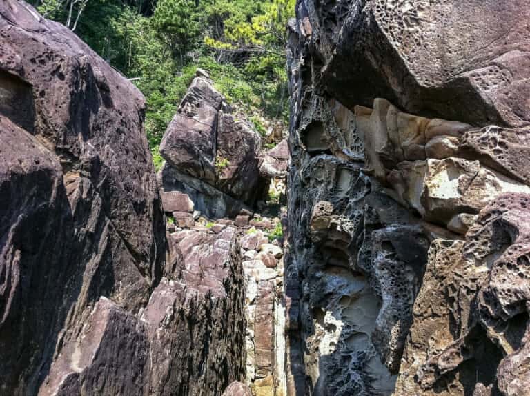 竹ヶ島古宮の磐座