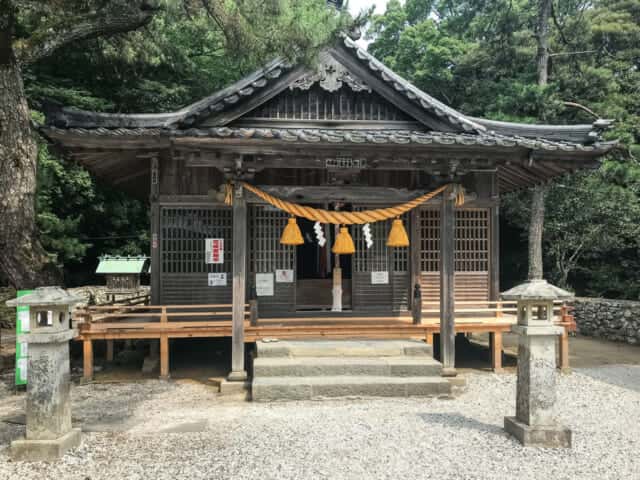 和多都美神社　拝殿