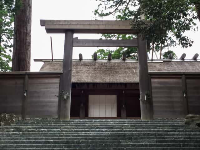 伊勢神宮　正宮の鳥居