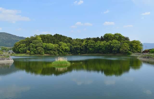 箸墓古墳 全景（奈良県桜井市）