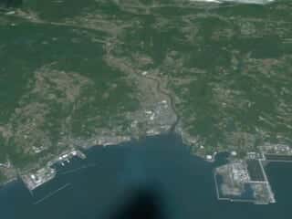 伊万里湾西部へ注ぐ志佐川沿いに広がる松浦