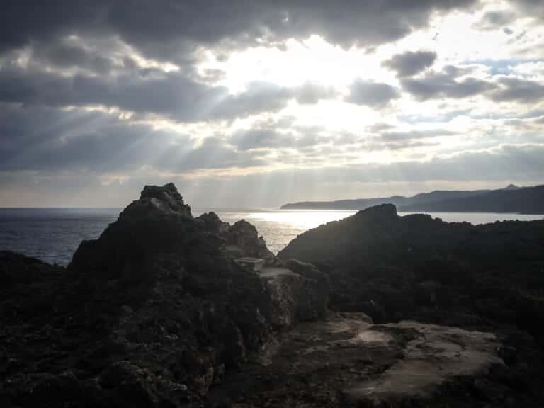 沖縄本島最北端の辺戸岬